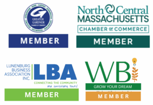 North Central Mass Chamber of Commerce, Great Gardner Chamber of Commerce, Lunenburg Business Association, Wachusett Business Association